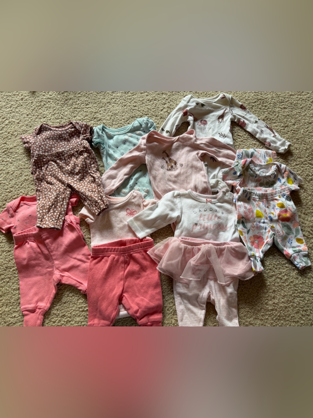 Carter’s newborn girl clothes